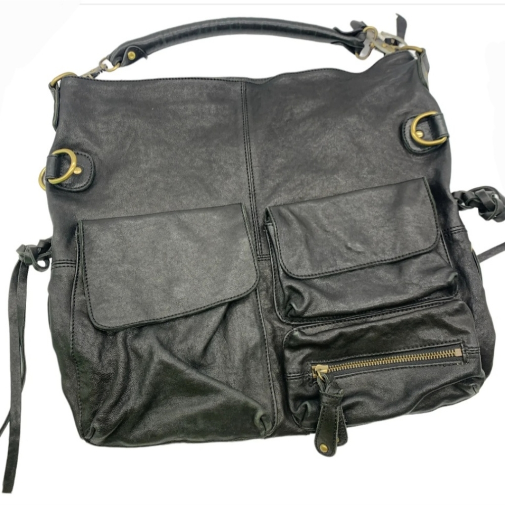 Dolce & Gabbana Leather Shoulder/Hand Bag Black
